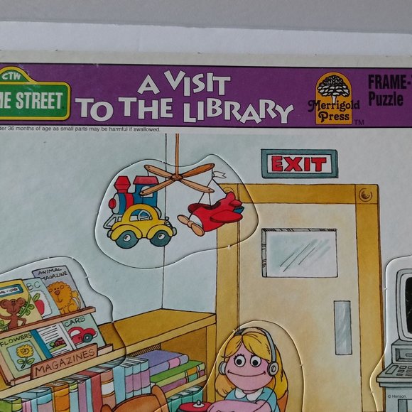 Vintage Sesame Street Puzzles 1984 Merrigold Press - Picture 5 of 6